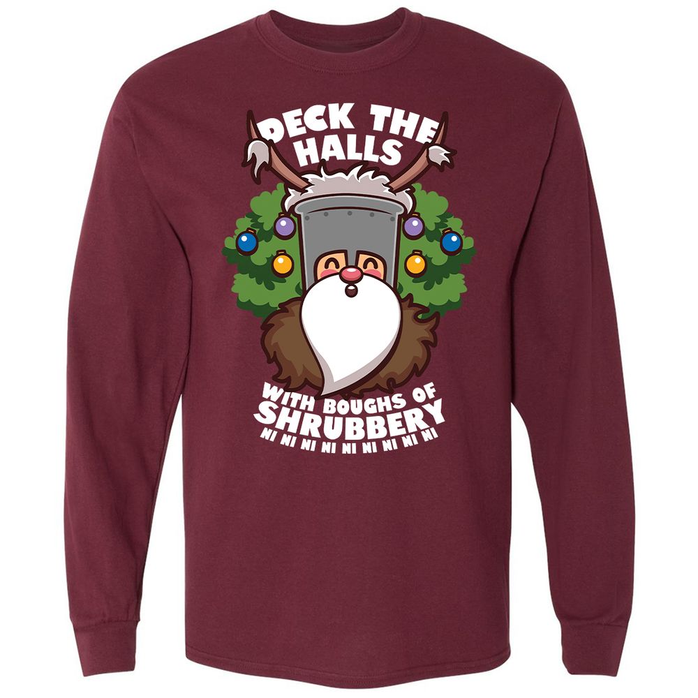 Long Sleeve T-Shirt - SQ5AQGBC - Maroon - 11