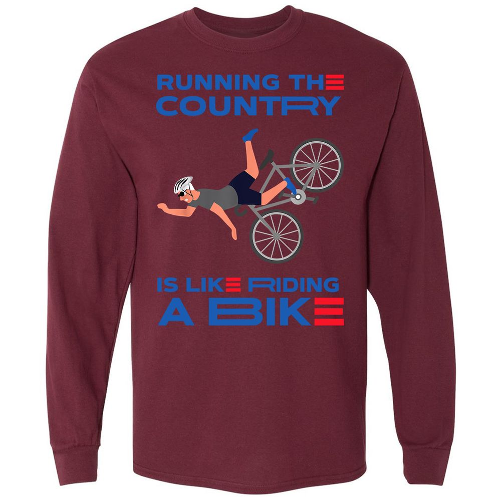 Long Sleeve T-Shirt - BC2HSW72 - Maroon - 11
