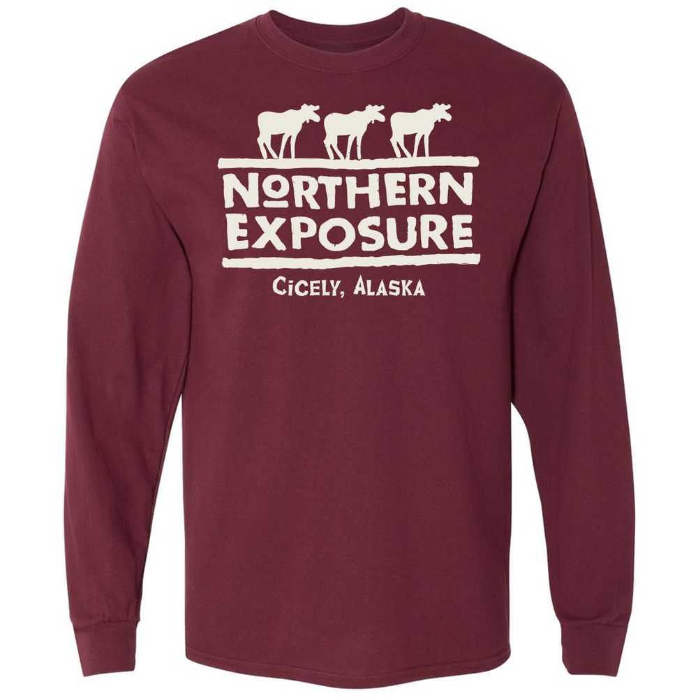 Long Sleeve T-Shirt - 5GCQRB23 - Maroon - 11