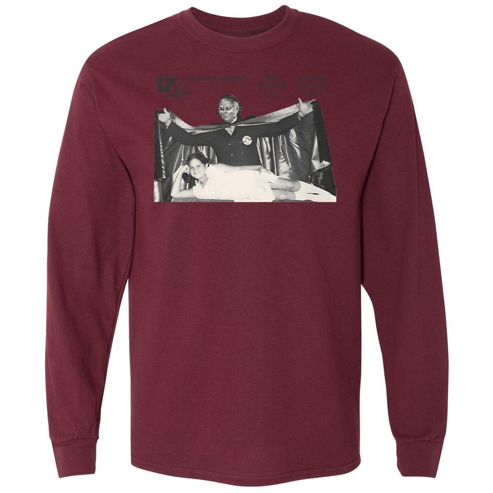 Long Sleeve T-Shirt - 5RAYFNUD - Maroon - 11