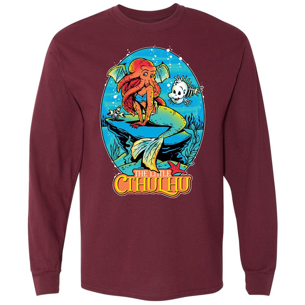 Long Sleeve T-Shirt - TQNR2KMW - Maroon - 11