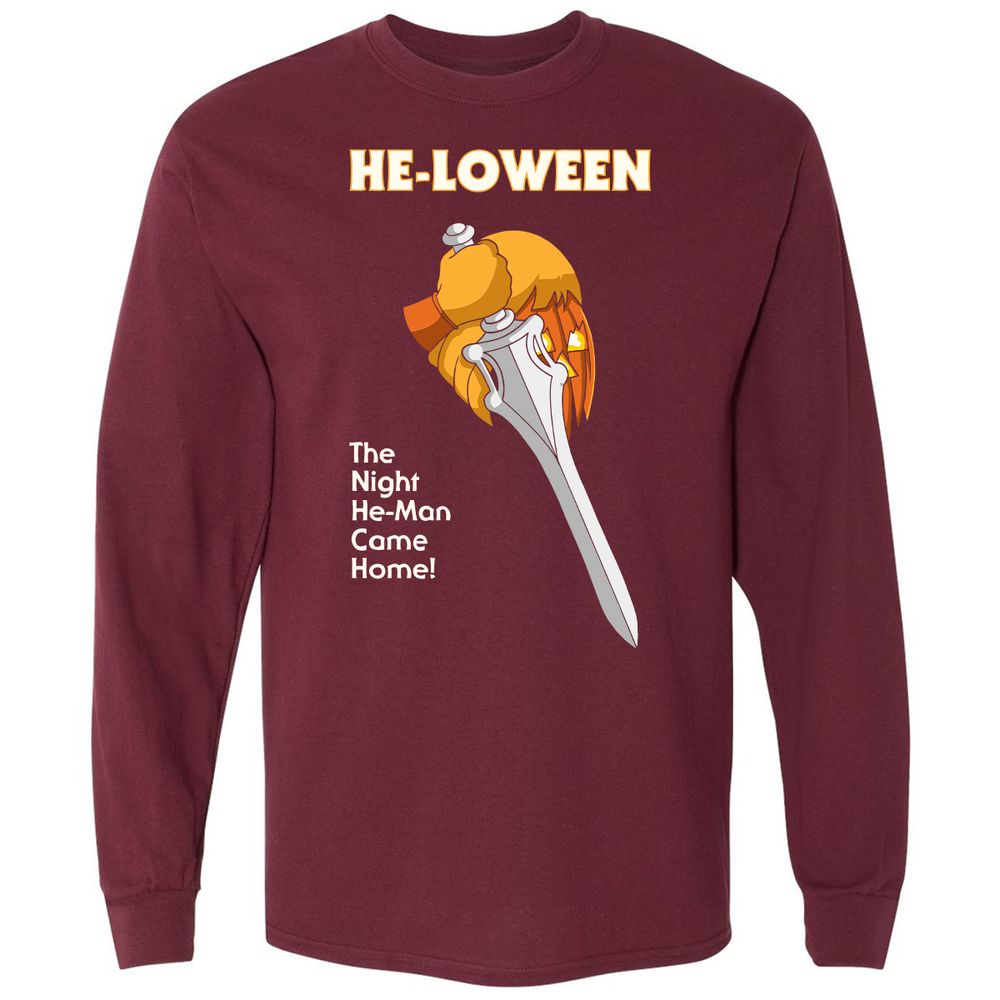 Long Sleeve T-Shirt - PUMXC4C2 - Maroon - 11