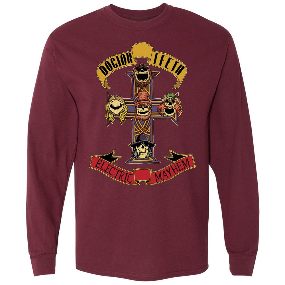 Long Sleeve T-Shirt - NR1AHN5Z - Maroon - 11