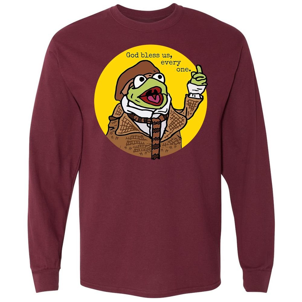 Long Sleeve T-Shirt - Q78Z6ZG8 - Maroon - 11