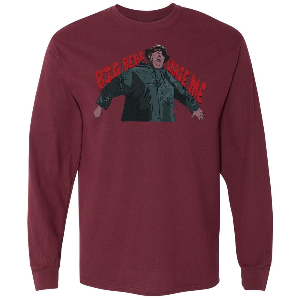 Long Sleeve T-Shirt - U9YVT1F7 - Maroon - 11