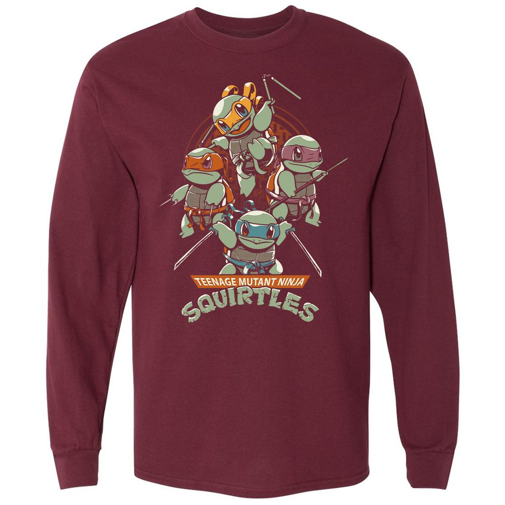 Long Sleeve T-Shirt - CTC92UPQ - Maroon - 11