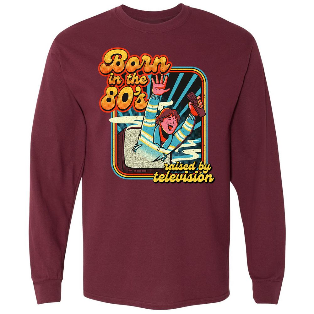 Long Sleeve T-Shirt - R7ESMRJB - Maroon - 11