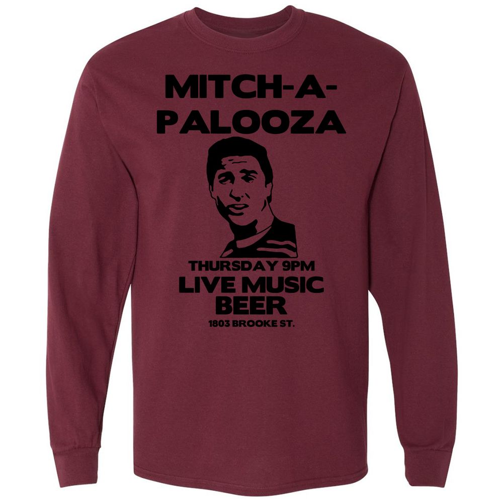 Long Sleeve T-Shirt - D9DBGYNV - Maroon - 11