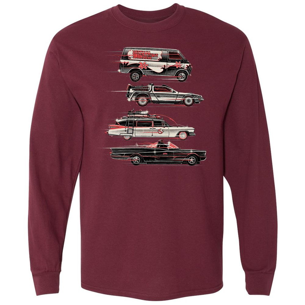 Long Sleeve T-Shirt - KS7FG7WL - Maroon - 11