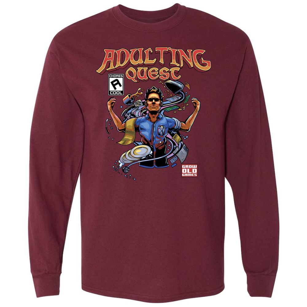 Long Sleeve T-Shirt - 1AYVURV1 - Maroon - 11