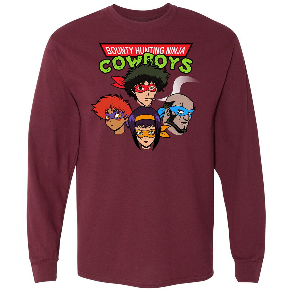 Long Sleeve T-Shirt - 62CAB1N3 - Maroon - 11