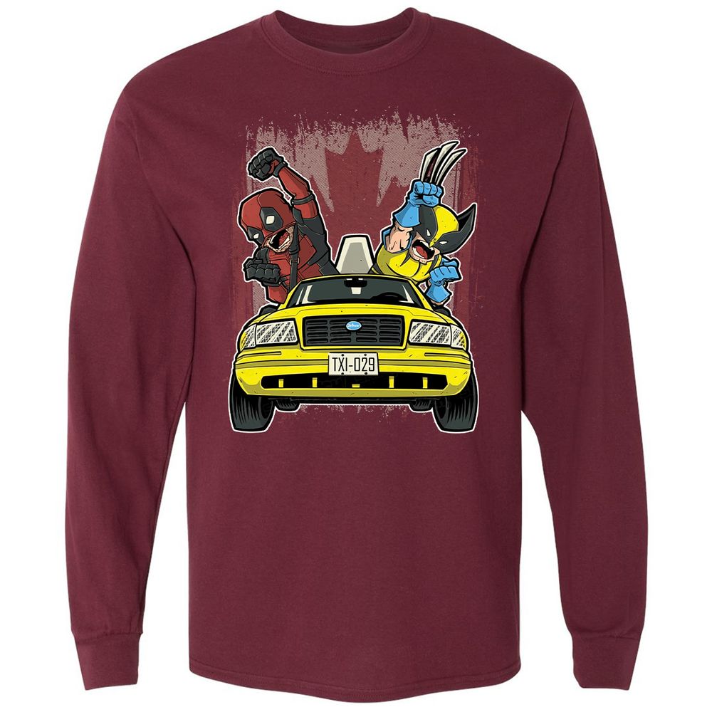 Long Sleeve T-Shirt - 985LFNUC - Maroon - 11