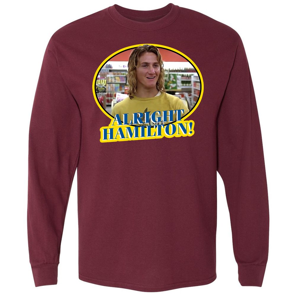 Long Sleeve T-Shirt - CT5Q9L2R - Maroon - 11