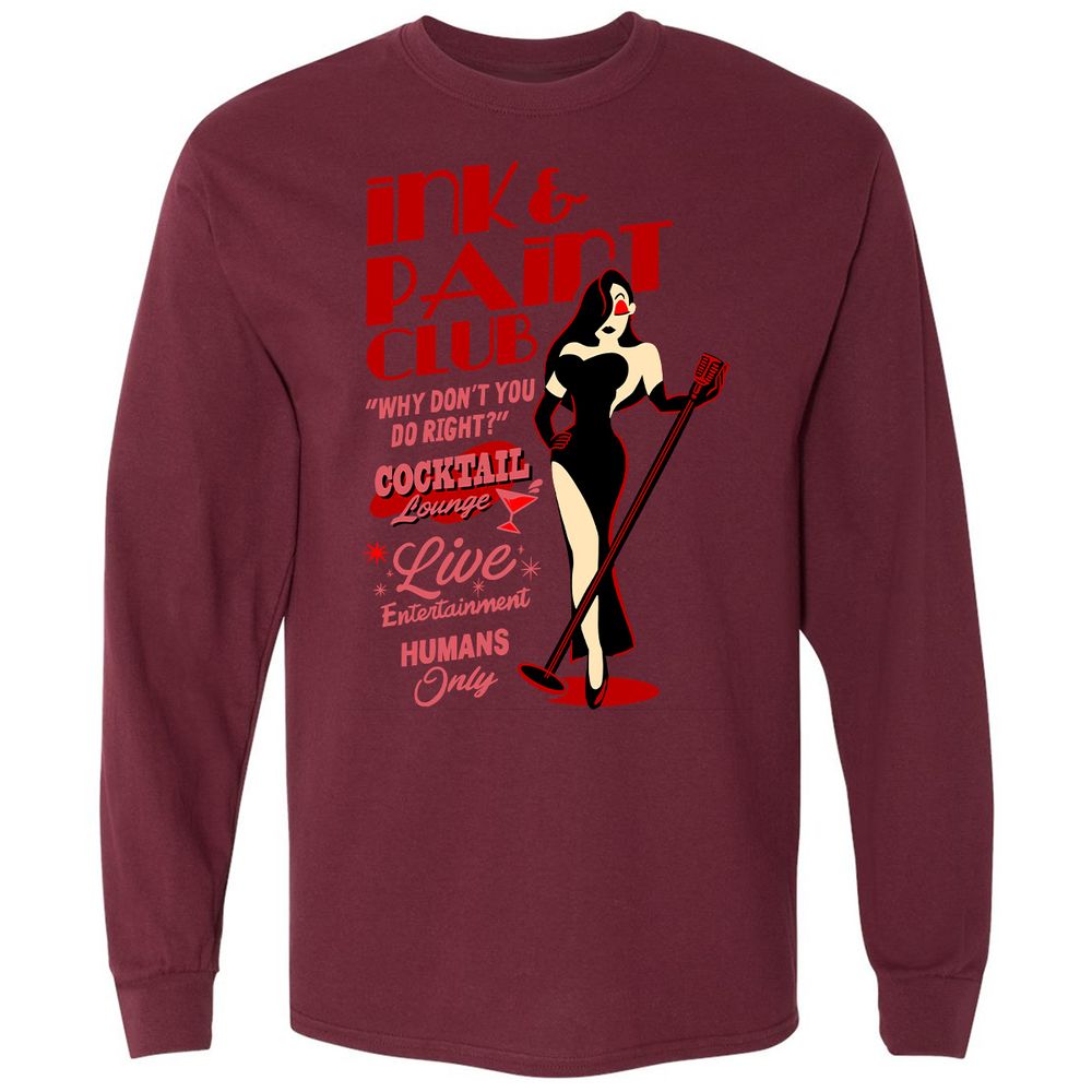 Long Sleeve T-Shirt - 3G6ZQL5Q - Maroon - 11