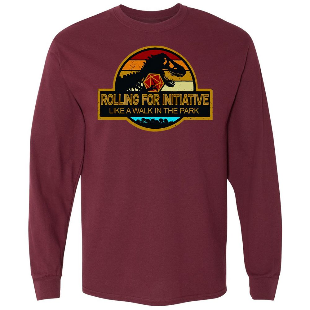 Long Sleeve T-Shirt - LXS78N33 - Maroon - 11