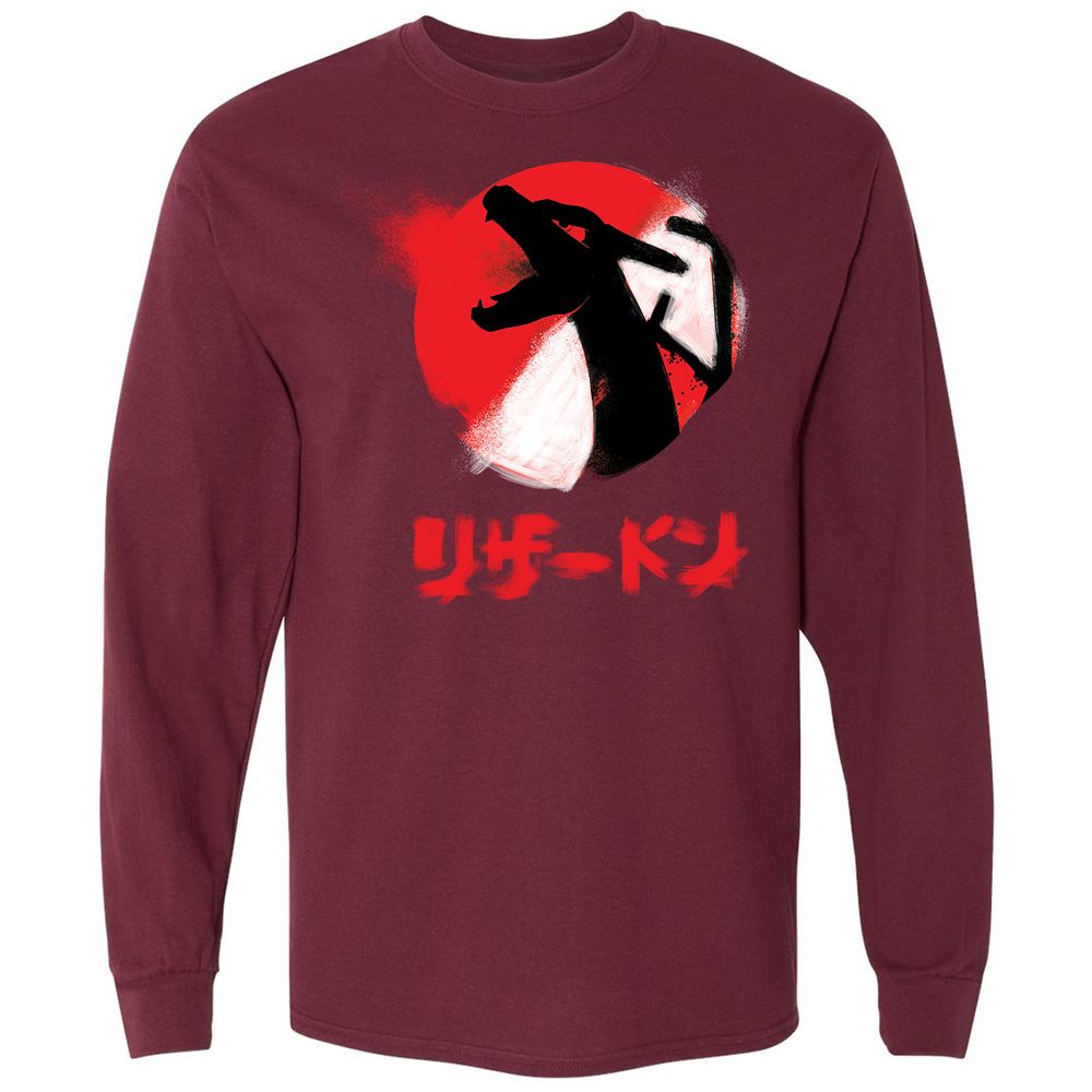 Long Sleeve T-Shirt - T7A8PYXM - Maroon - 11