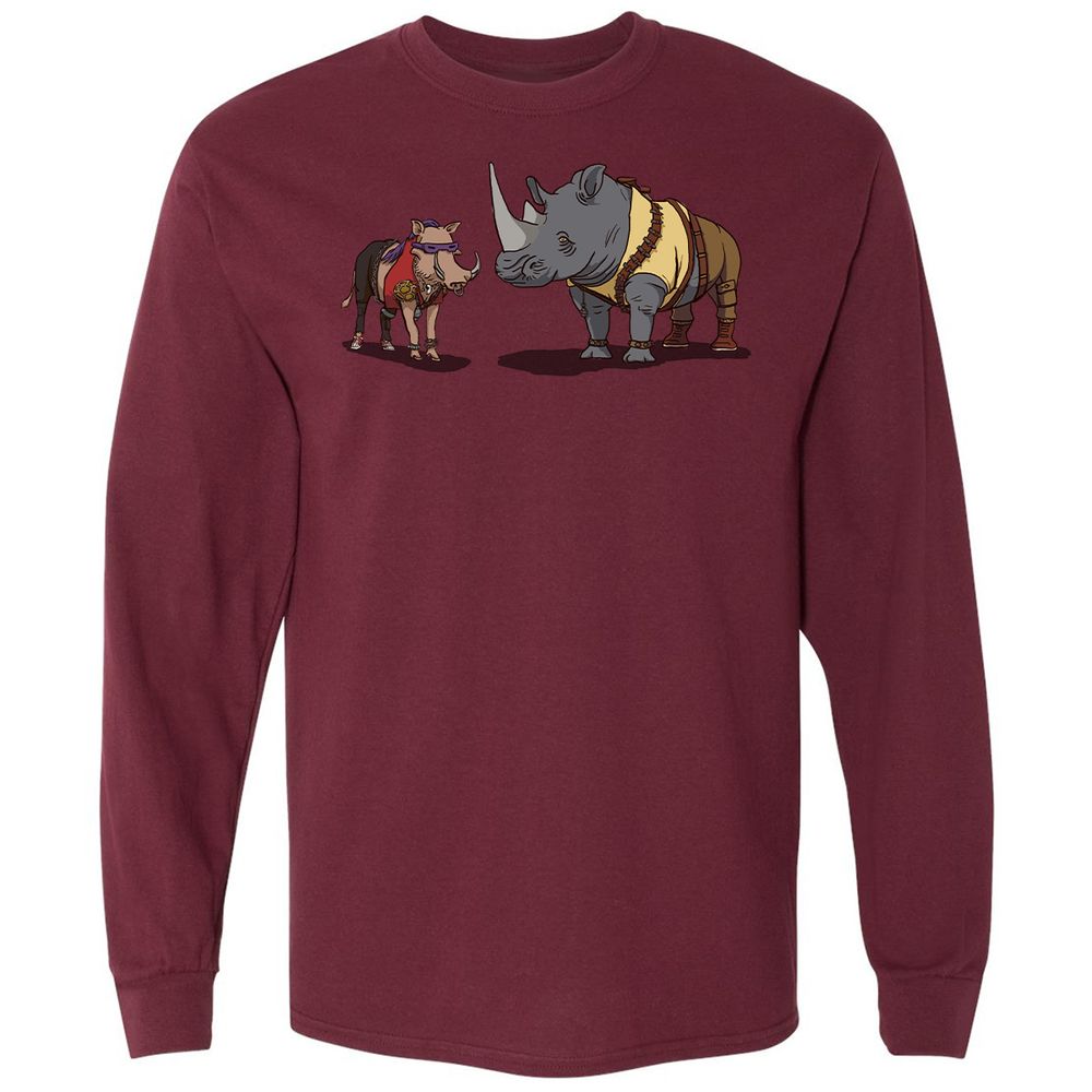 Long Sleeve T-Shirt - GQKUC1VG - Maroon - 11