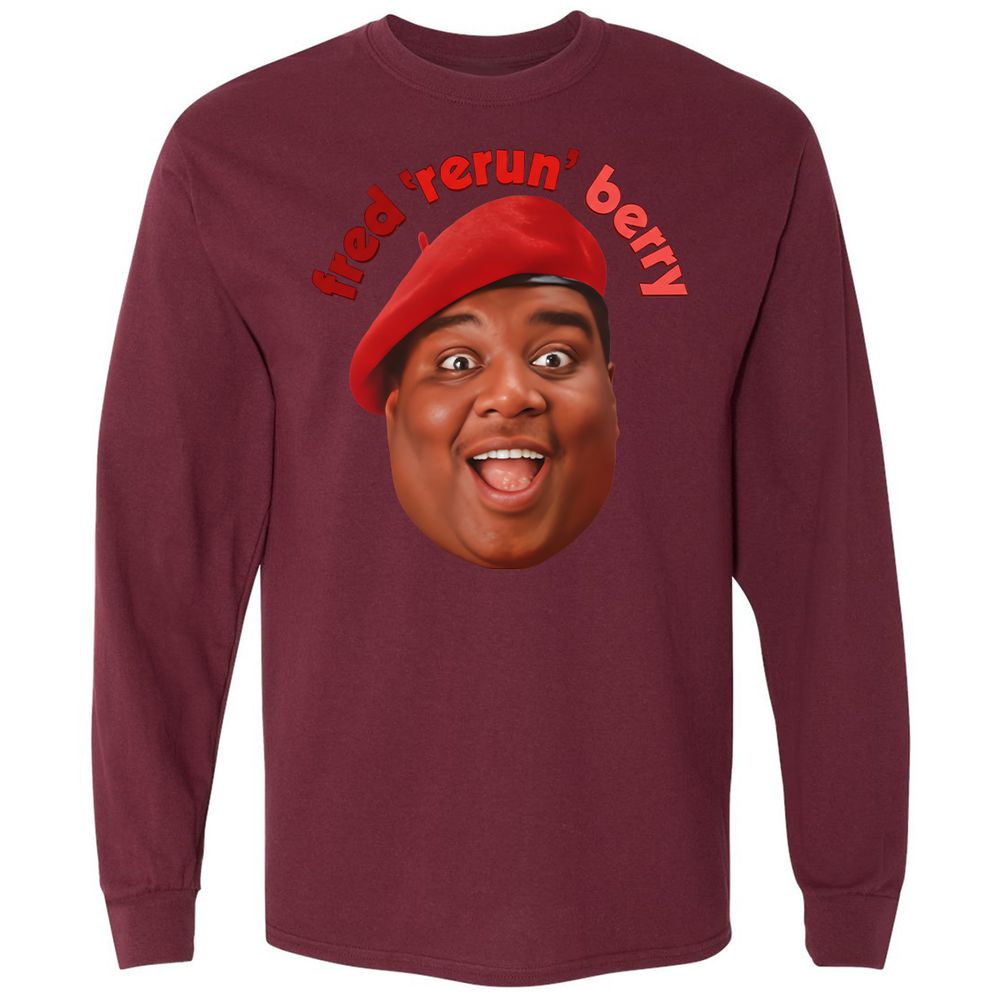 Long Sleeve T-Shirt - ZF39G1K5 - Maroon - 11