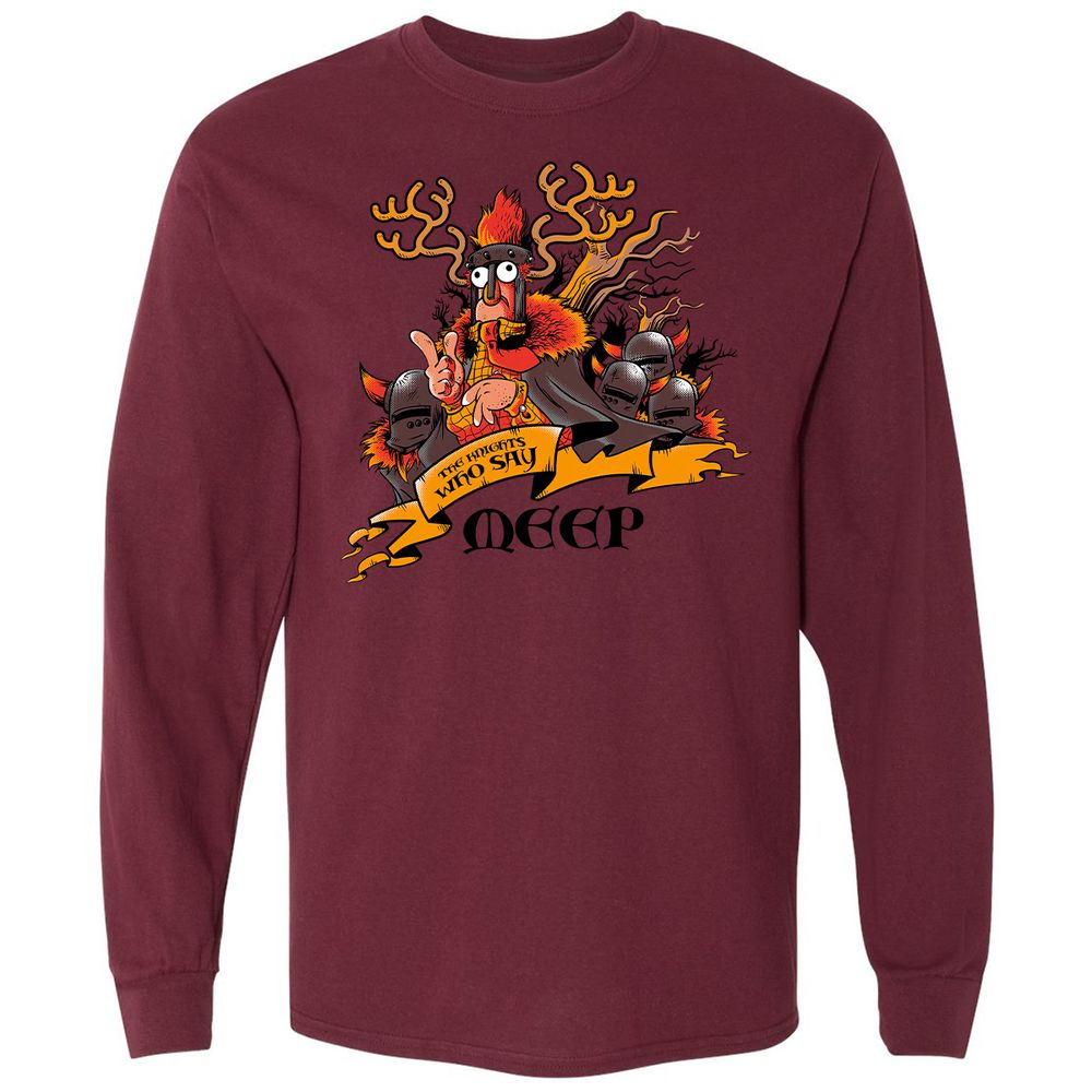 Long Sleeve T-Shirt - 72VG8XGK - Maroon - 11