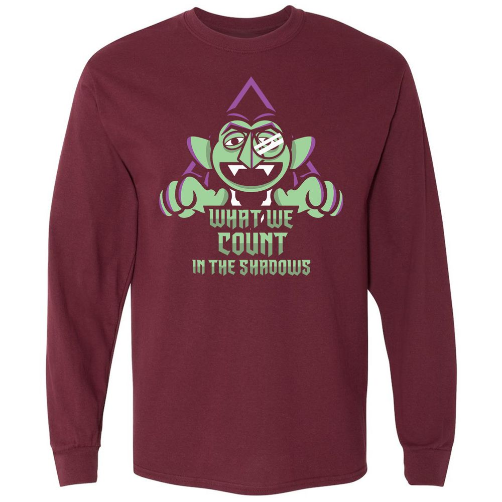 Long Sleeve T-Shirt - 4J39ZE1H - Maroon - 11