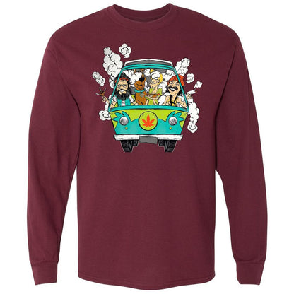 Long Sleeve T-Shirt - 9LMYPAH3 - Maroon - 11