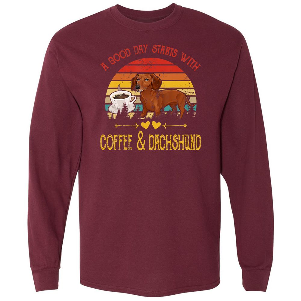 Long Sleeve T-Shirt - 8ECT851F - Maroon - 11