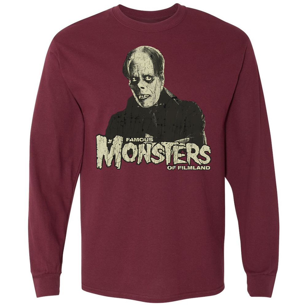 Long Sleeve T-Shirt - V2W23Z7W - Maroon - 11