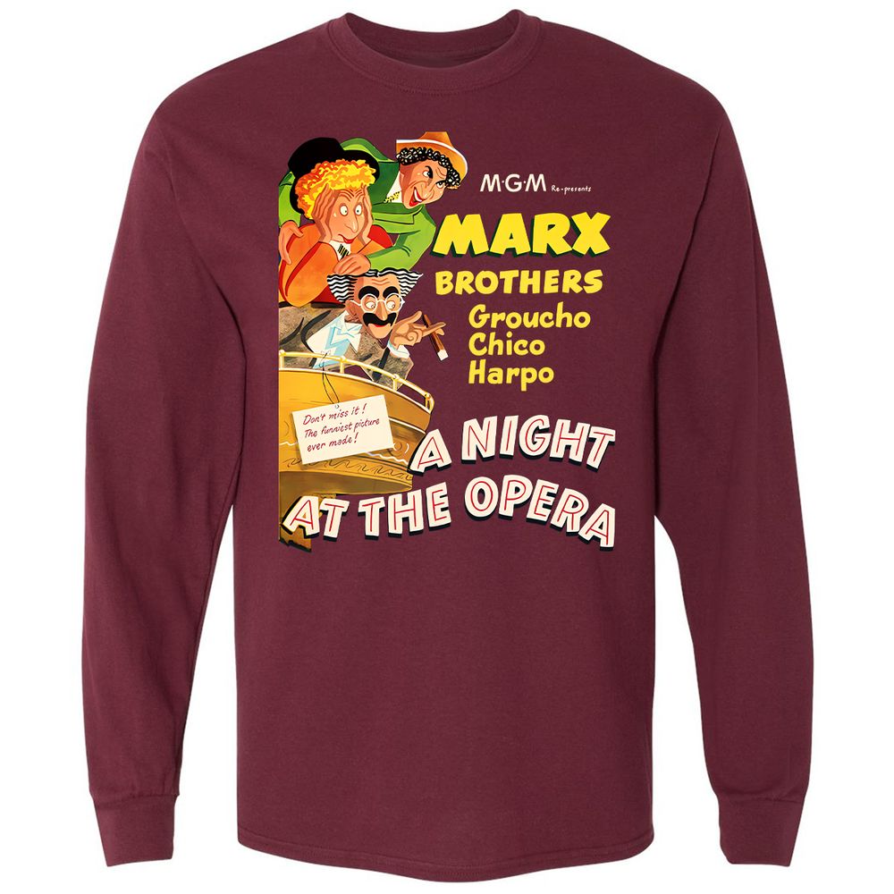 Long Sleeve T-Shirt - JZLYU6NK - Maroon - 11