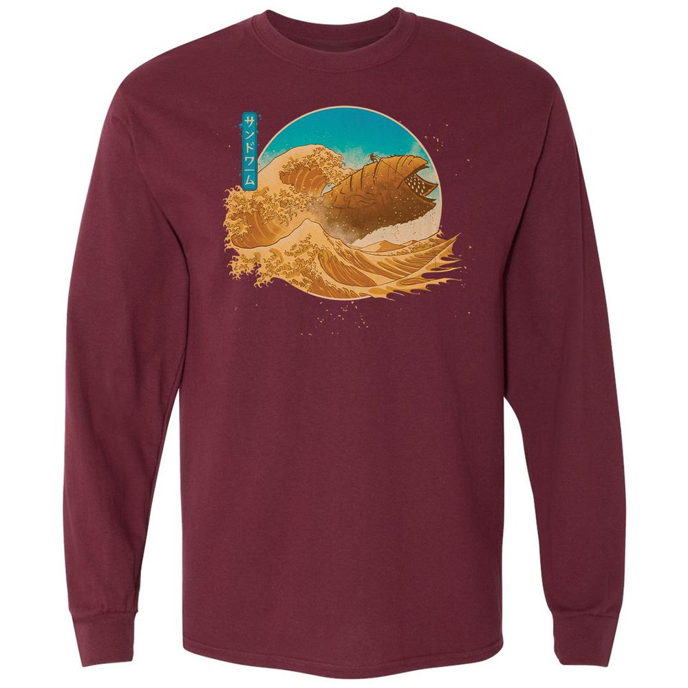 Long Sleeve T-Shirt - DKTZJ8QN - Maroon - 11