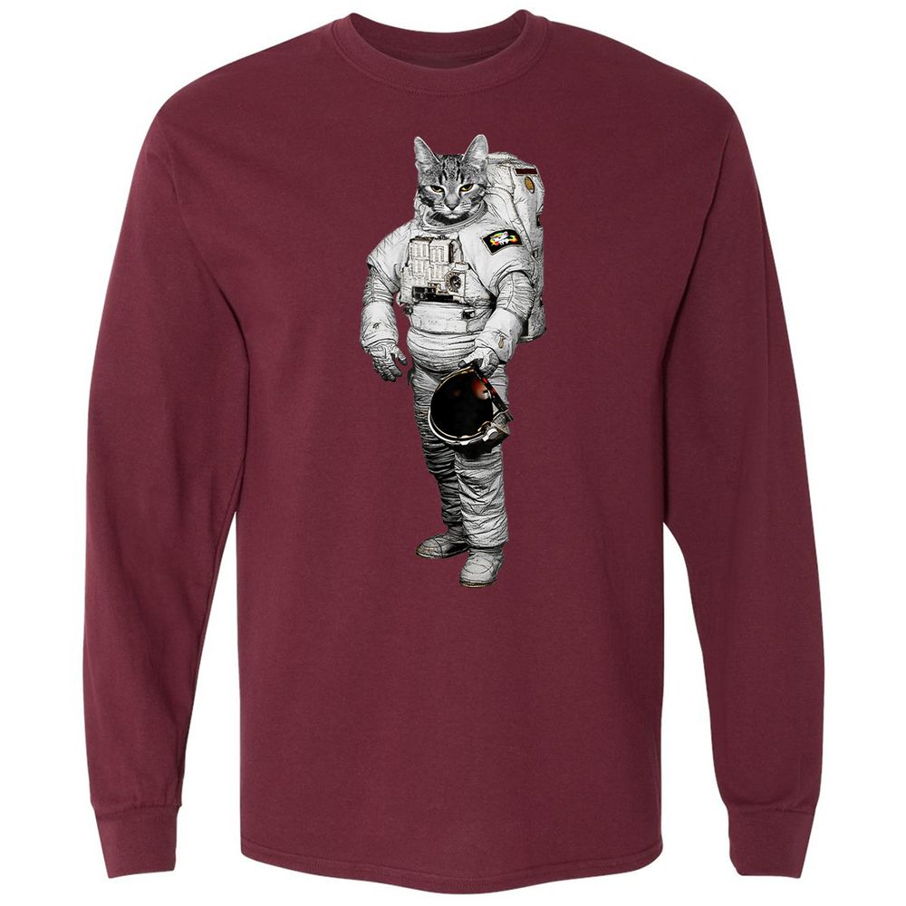 Long Sleeve T-Shirt - PRR7HJ2M - Maroon - 11