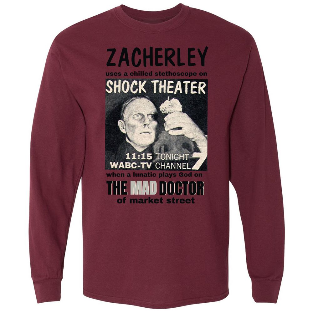 Long Sleeve T-Shirt - H8UPS2RD - Maroon - 11