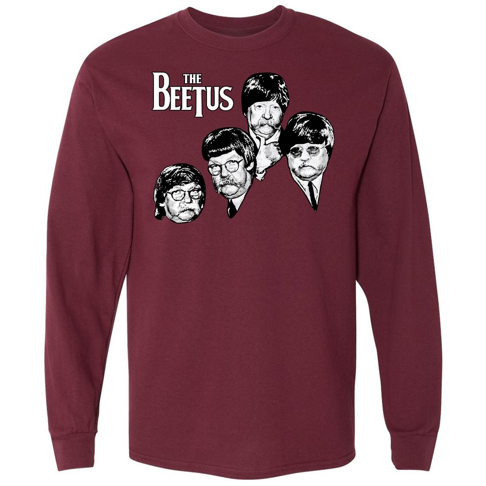 Long Sleeve T-Shirt - D87Y4PDE - Maroon - 11