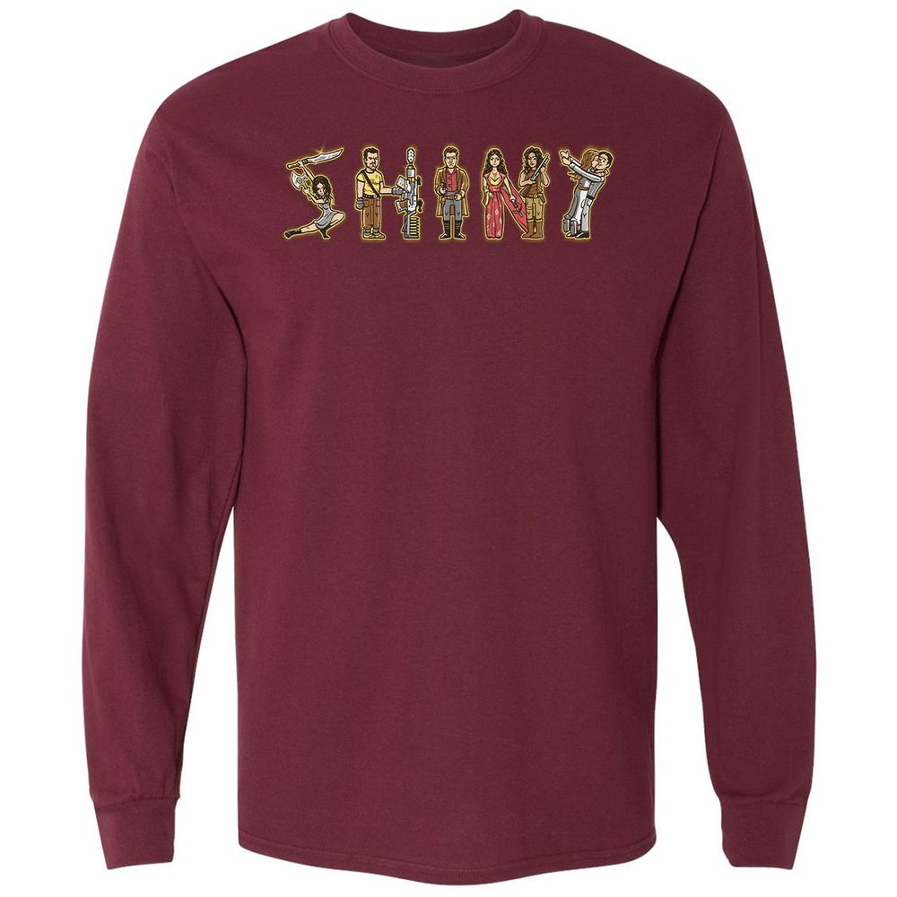 Long Sleeve T-Shirt - YWMXUU5K - Maroon - 11