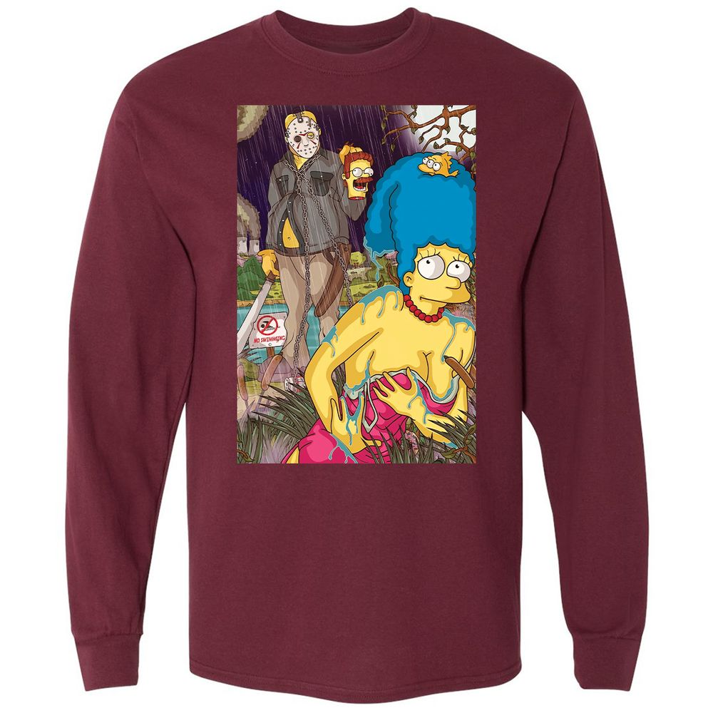 Long Sleeve T-Shirt - RDLYBUW2 - Maroon - 11