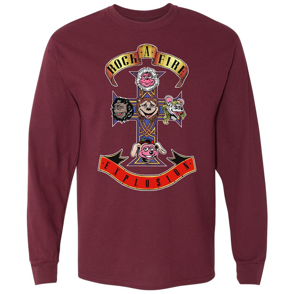 Long Sleeve T-Shirt - 1EKAPUXP - Maroon - 11
