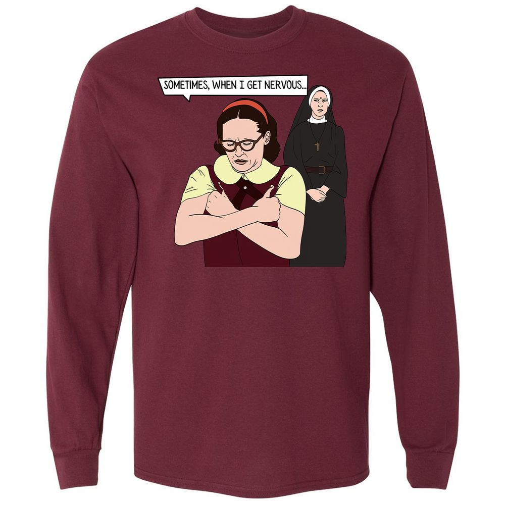 Long Sleeve T-Shirt - YBTU33BS - Maroon - 11