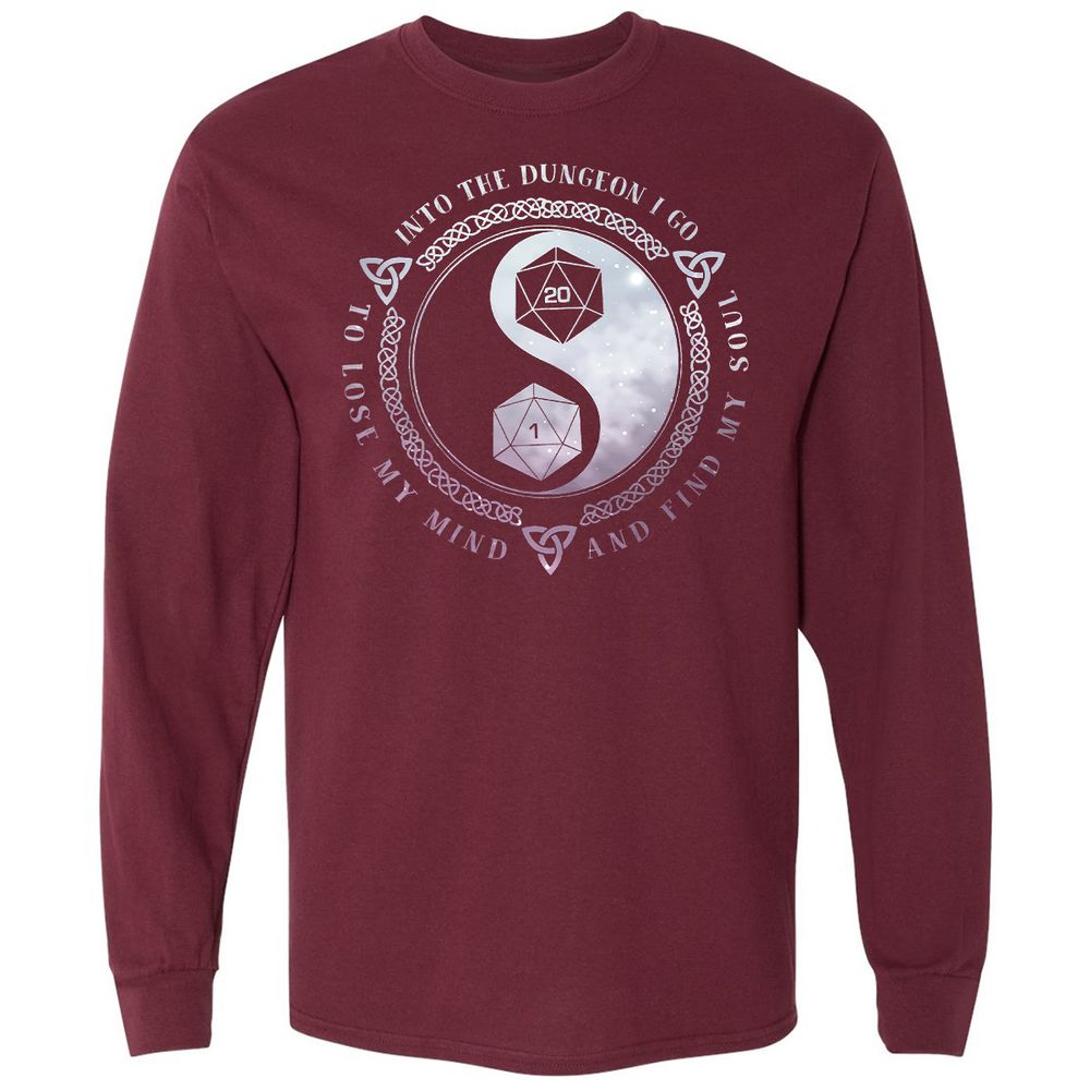 Long Sleeve T-Shirt - F8JC95E4 - Maroon - 11