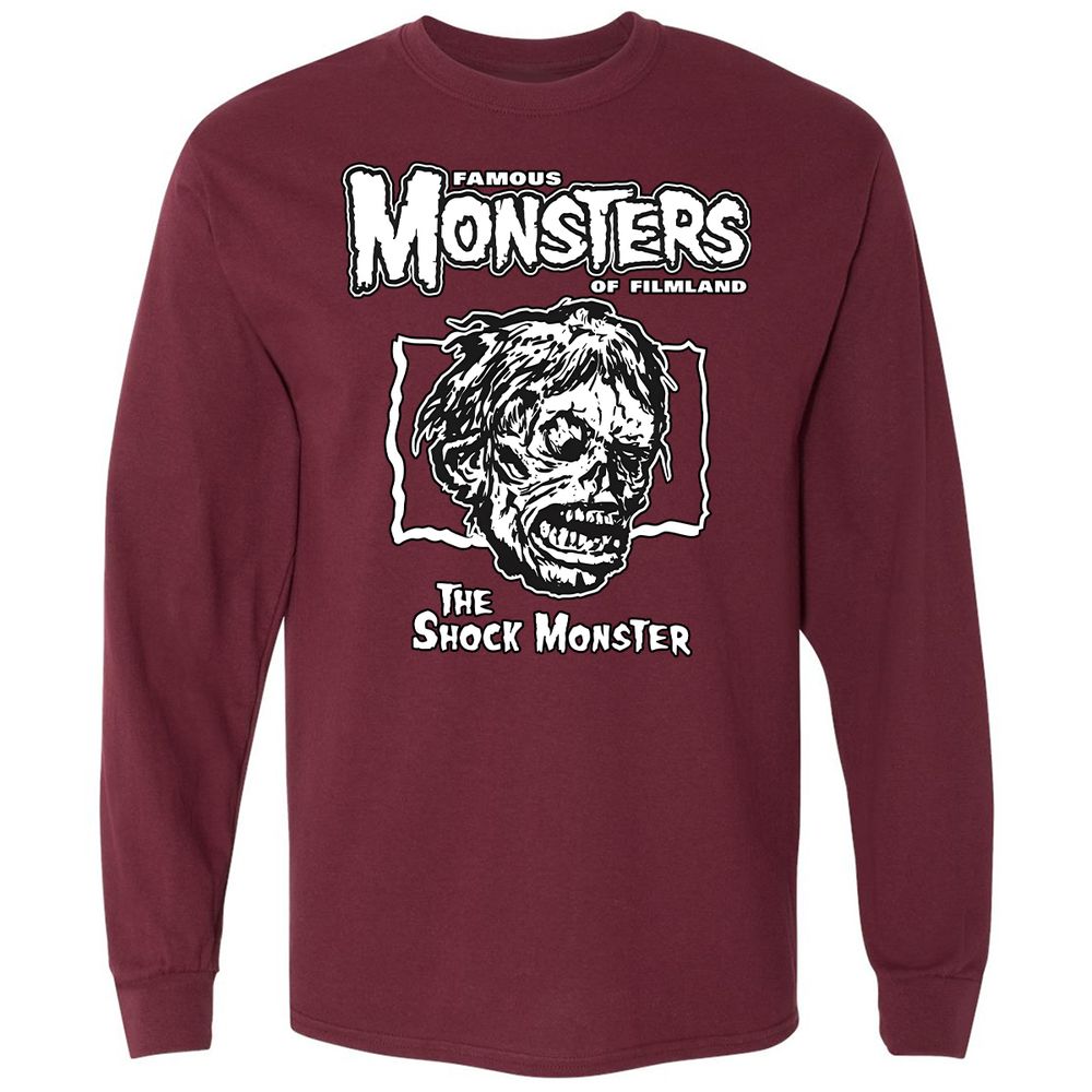 Long Sleeve T-Shirt - LNLDUNKY - Maroon - 11