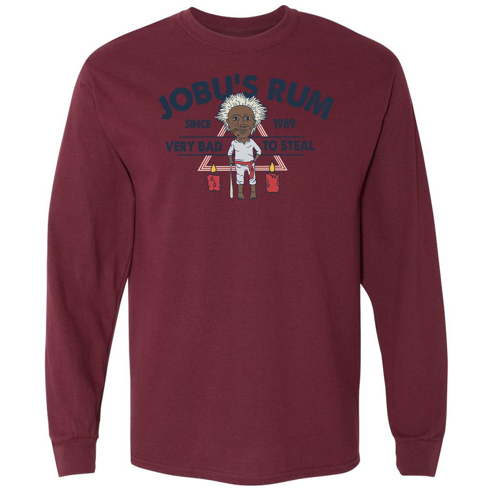 Long Sleeve T-Shirt - J85VXS3J - Maroon - 11