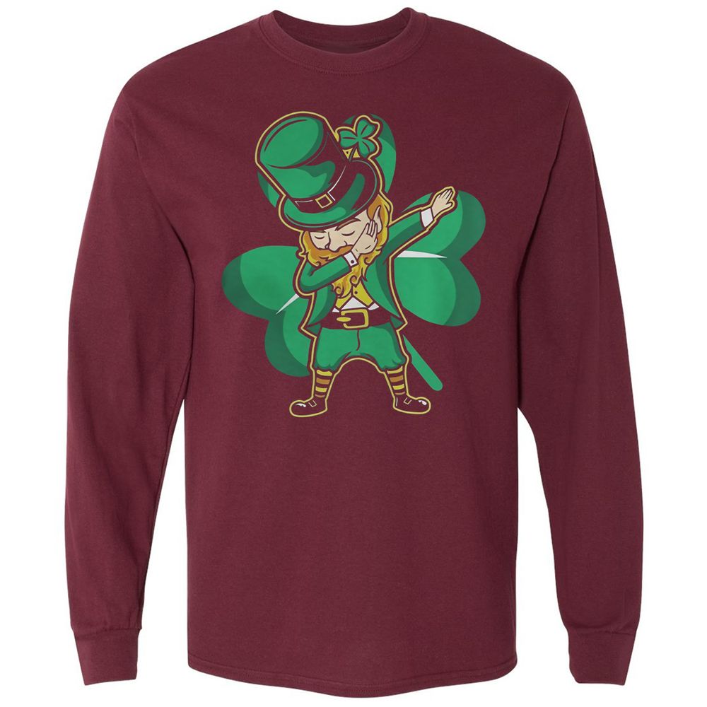 Long Sleeve T-Shirt - DL7ZV7U9 - Maroon - 11