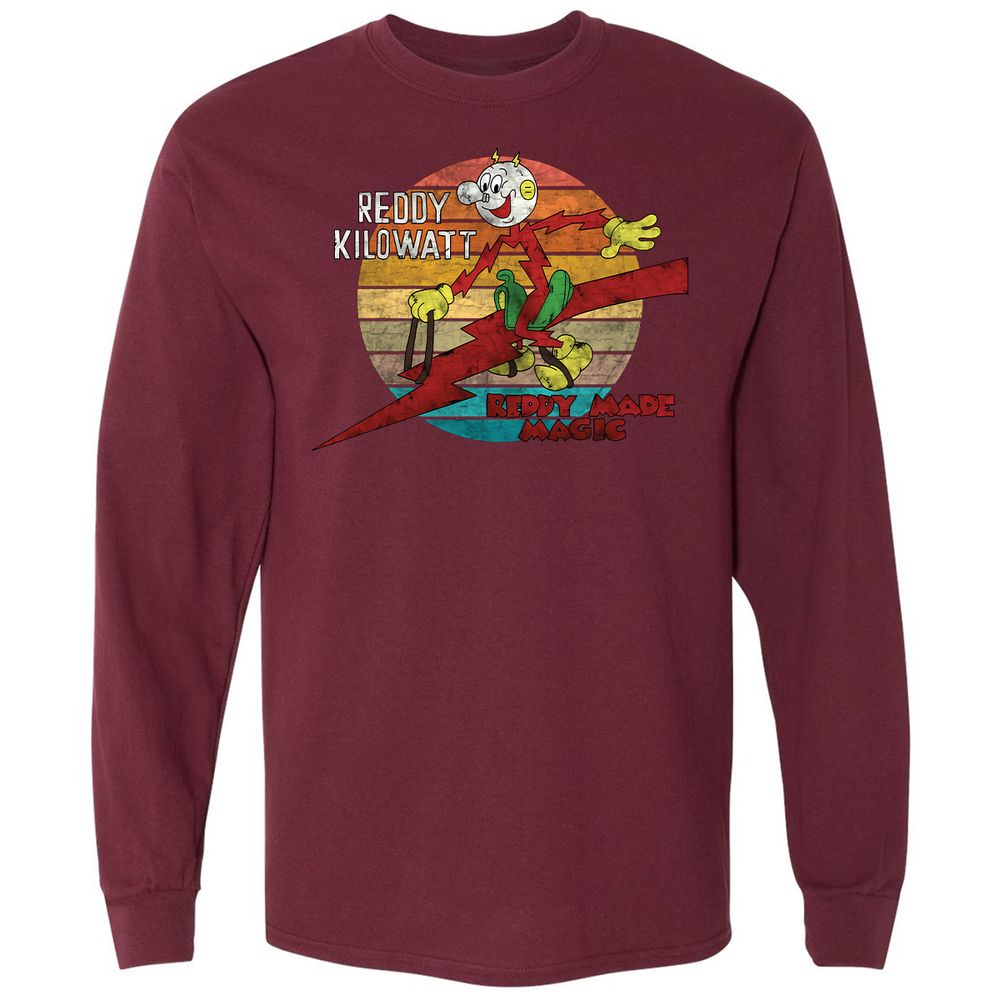 Long Sleeve T-Shirt - 9J4JDEC4 - Maroon - 11