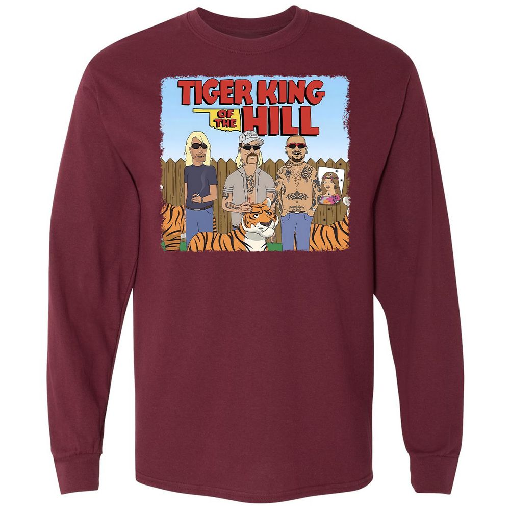 Long Sleeve T-Shirt - GRSF6XGY - Maroon - 11