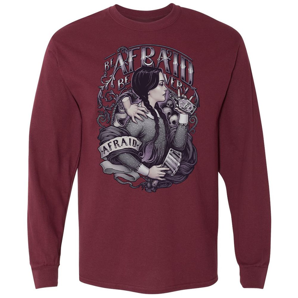 Long Sleeve T-Shirt - XGS3RDVK - Maroon - 11