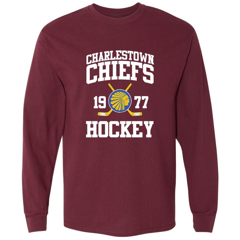 Long Sleeve T-Shirt - 63HSFXN2 - Maroon - 11