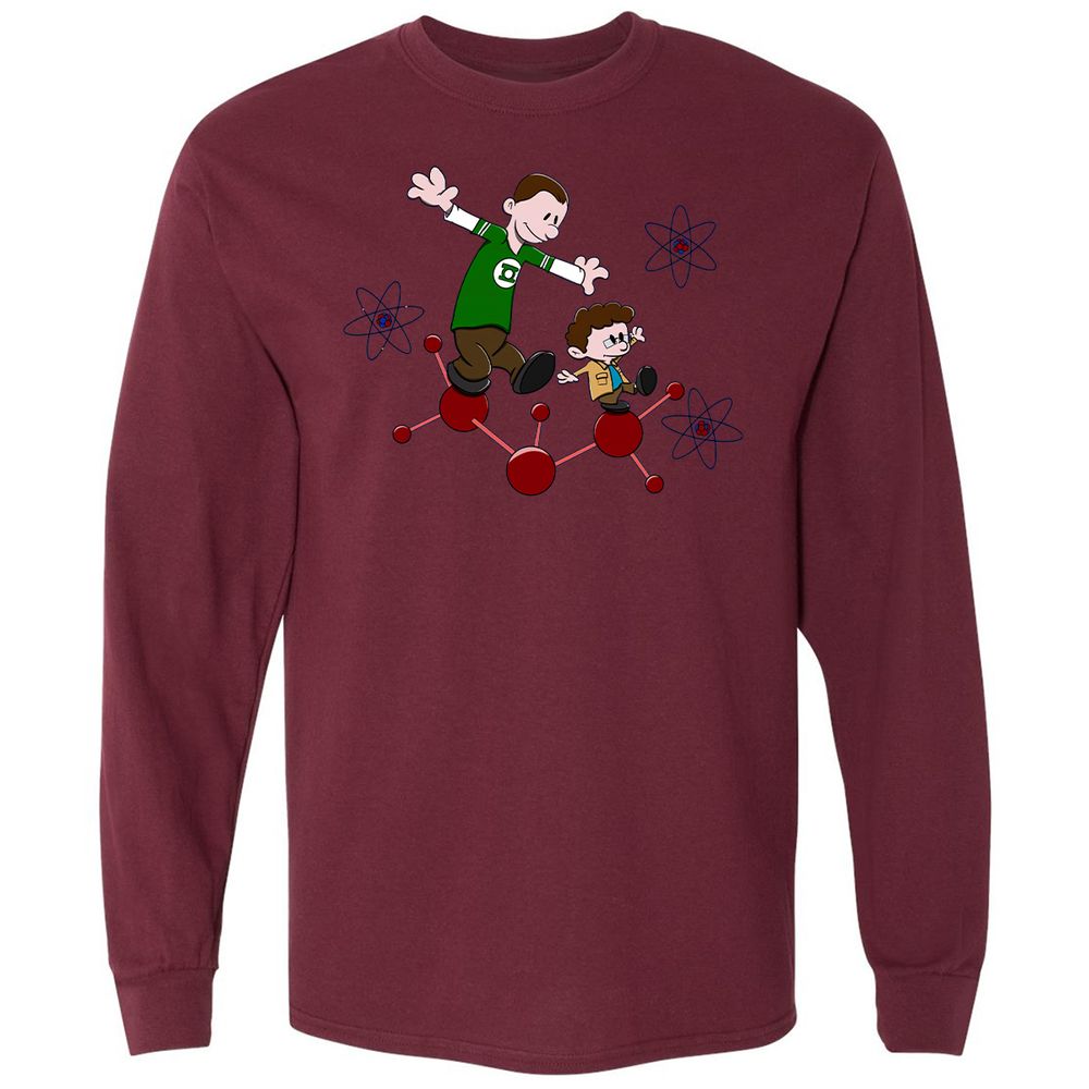 Long Sleeve T-Shirt - 6UDV2UM5 - Maroon - 11