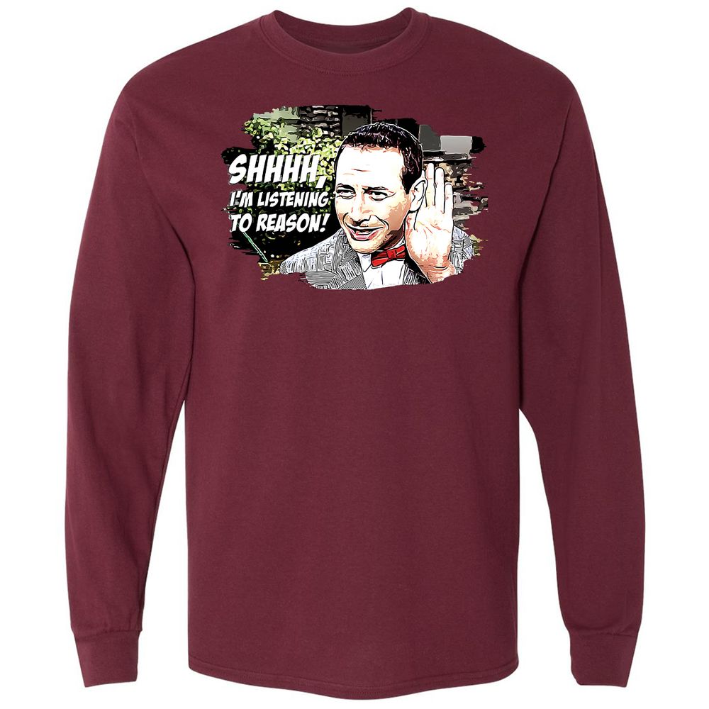 Long Sleeve T-Shirt - WZRJA4AE - Maroon - 11