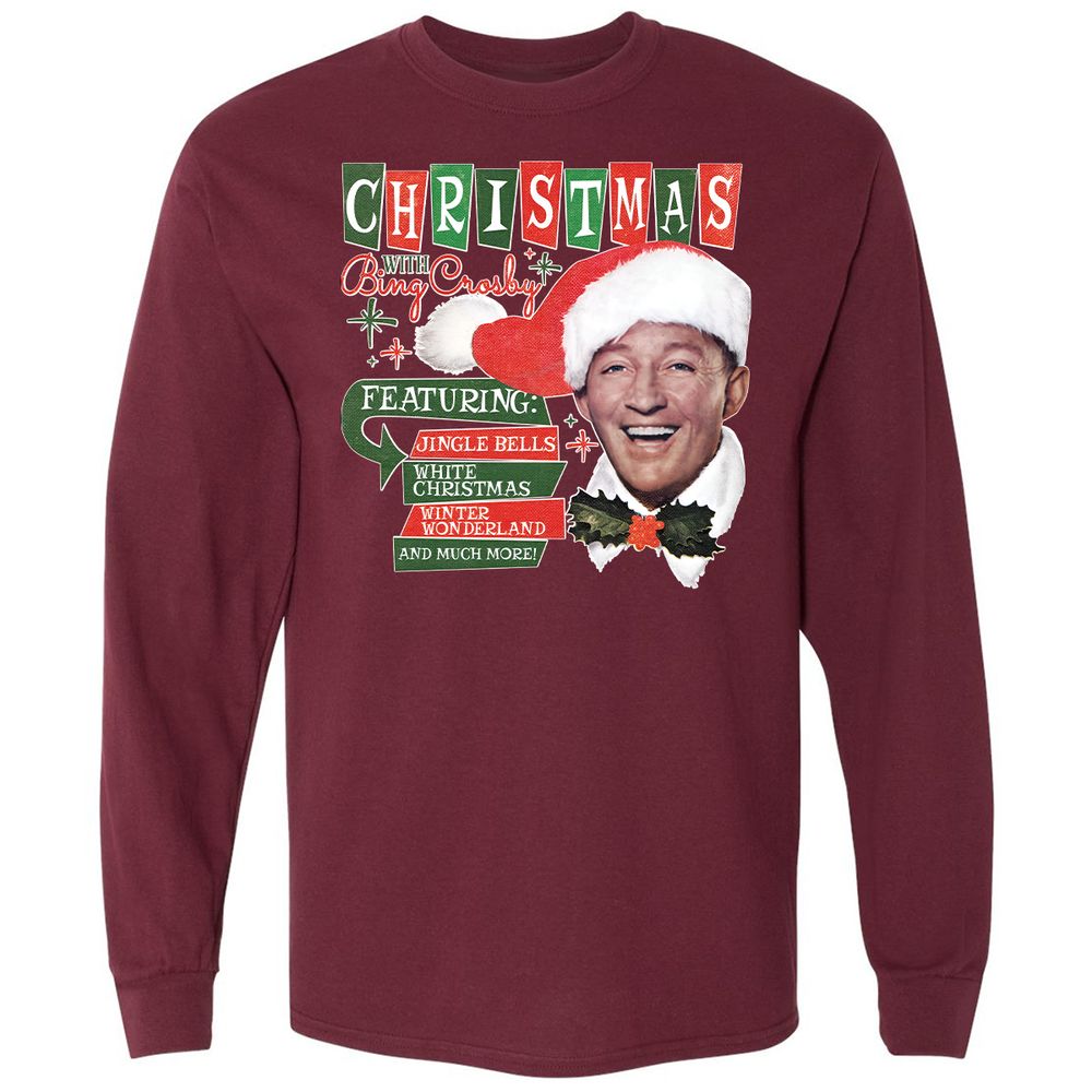 Long Sleeve T-Shirt - GZBLUS7U - Maroon - 11