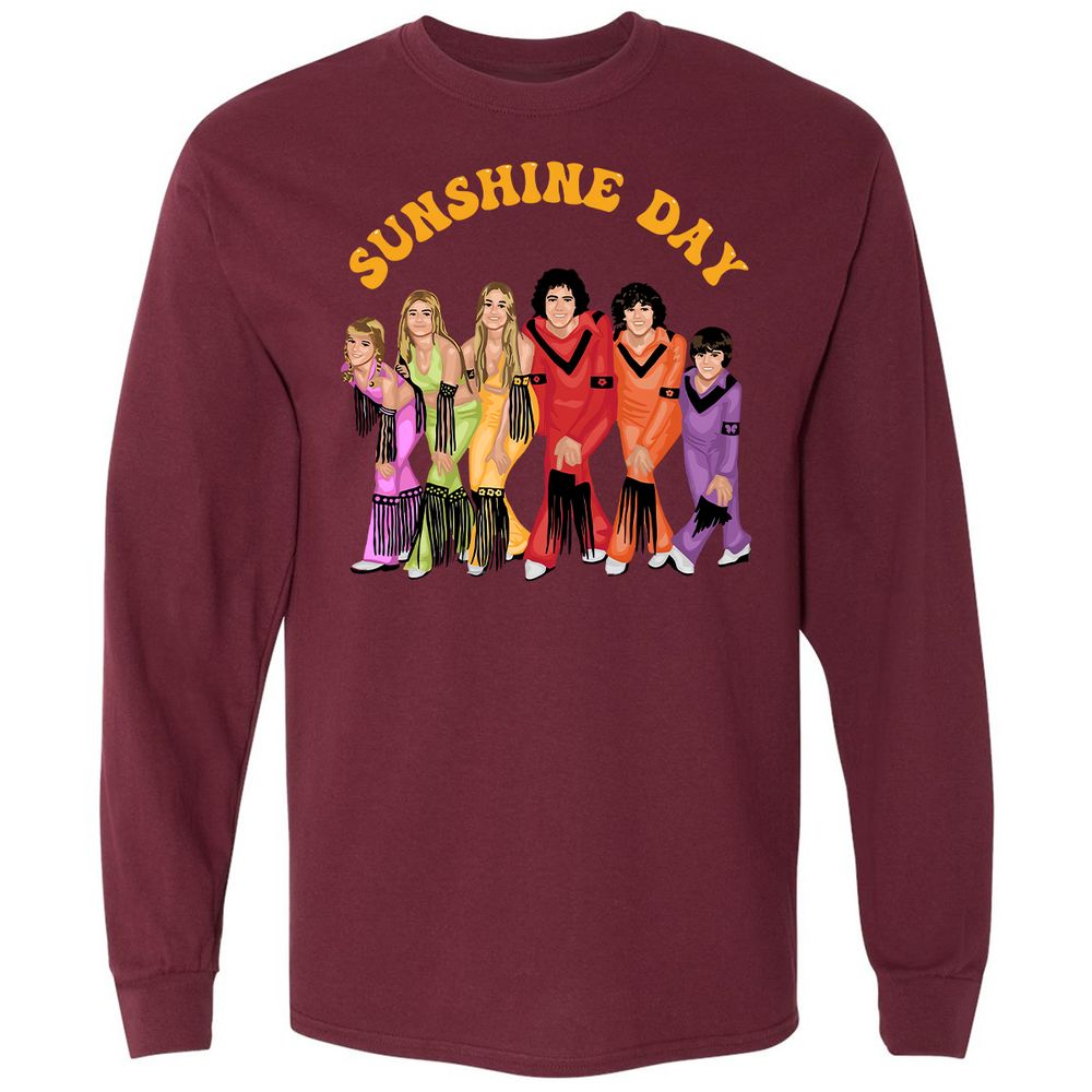 Long Sleeve T-Shirt - QAWADKRX - Maroon - 11