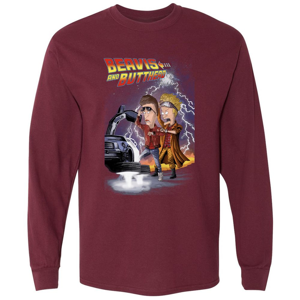 Long Sleeve T-Shirt - BJA8Y7GQ - Maroon - 11
