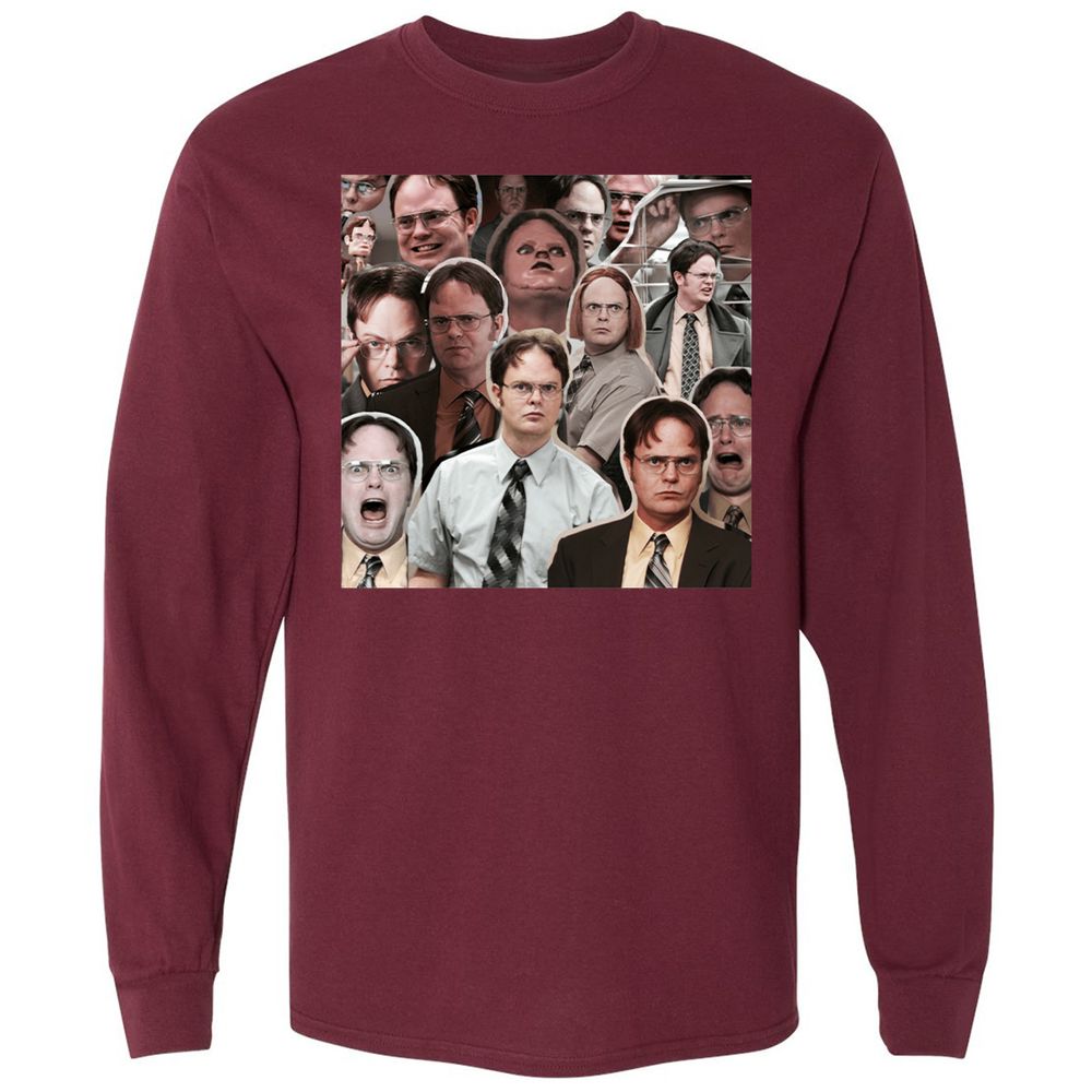 Long Sleeve T-Shirt - 4UK55AZ3 - Maroon - 11